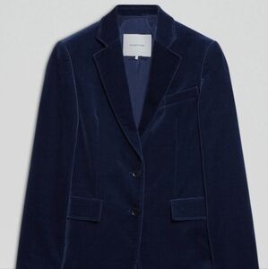 Scanlan Theodore Velvet Loose Jacket Blazer